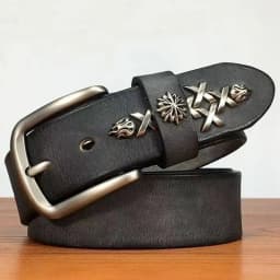 Men's Leather Belt New Male Waistband Ceinture Hommes Leather Belts for Men Width:38mm Accessories Belts