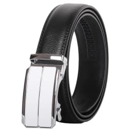 Plyesxale Fashion Green Genuine Leather Belts For Men Luxury Designer Automatic Buckle Belt Man Business Formal Belts Male B104