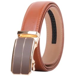 Plyesxale Fashion Green Genuine Leather Belts For Men Luxury Designer Automatic Buckle Belt Man Business Formal Belts Male B104
