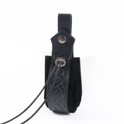 UYEE  Medieval Belt Vegvisir Knight Waistband PU Leather Belt Retro Renaissance Knight Belt Leather Waistband for Men