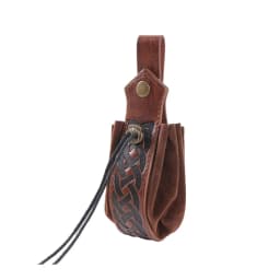 UYEE  Medieval Belt Vegvisir Knight Waistband PU Leather Belt Retro Renaissance Knight Belt Leather Waistband for Men