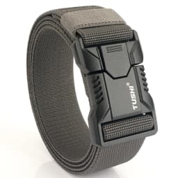 TUSHI Genuine Tactical Belt Aluminum Alloy Buckle Quick Release Elastic Belt Casual Workwear Training Belt Men's Pants Belt