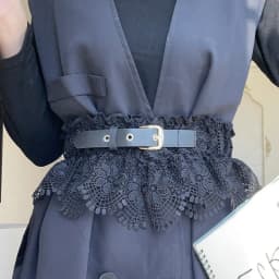 Elegant Women Black Lace Belts Elastic Adjustable Waistband Pin Buckle Cummerbund Dress Shirts Coat Decoration Belt