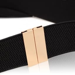Wide Elastic Belt Dress Stretch Waist Belt Women Dress Accessories Waistband Corset Waist Metal Buckle