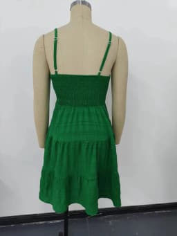 Women Strapless Backless Slip Mini Dress Sexy Lady High Elastic Waist Solid Purple Ruffle Party Dresses AXEWMFS-AXR305