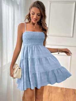 Women Strapless Backless Slip Mini Dress Sexy Lady High Elastic Waist Solid Purple Ruffle Party Dresses AXEWMFS-AXR305