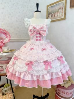 Summer Y2K Bandage Cake Dress Women Japanese Kawaii Lolita Strap Lace Bow Dress Retro Harajuku Fashion Clothing