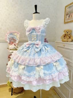 Summer Y2K Bandage Cake Dress Women Japanese Kawaii Lolita Strap Lace Bow Dress Retro Harajuku Fashion Clothing