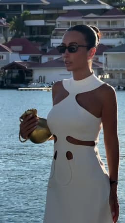 Elegant Halter Women's Dress Sleeveless Hollow Out Hip Package Lady Mini Dresses 2026 Spring Summer Chic Female Robe Holiday