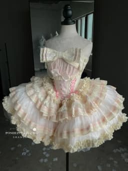 New Girls Birthday Lolita Dress 2026 Spring and Summer Women's Tube Top Satin Bowknot Slim Pettiskirt Short Mini Party Dress