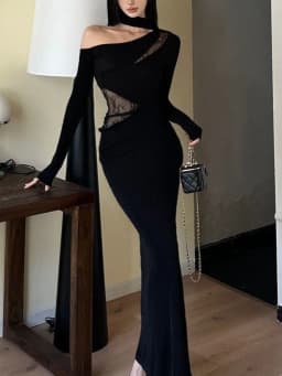 Summer Gothic Grunge Y2k Lace Dress Women Dark Academia Sexy Slim Party Dresses Korean Fashion Design Festival Long Prom Dress