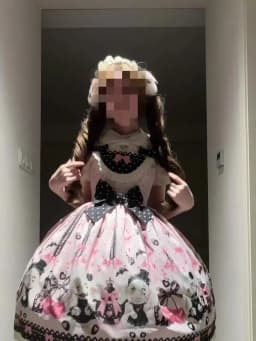 Sweetheart Lolita Sakura Rabbit Story full Lolita dress schoolgirl cute jsk summer dress women Slight Strech