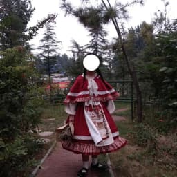 KOSAHIKI Christmas Lolita Dress Kawaii Women New Year 2026 Sweet Lace Ruffle Patchwork Puff Long Sleeve Red Princess Plaid