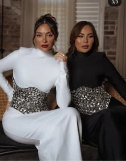 Sparkly Crystals Women Long Sleeve Sexy Bodycon Long Bandage Dress Evening Party Elegant Red Carpet Birthday Fashion Outfit