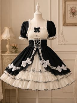 Japanese Style Lolita Strap Dress Women Sleeveless Cute Bow Lace Elegant Sweet Fairy Cosplay Party Daily Casual JSK Dresses