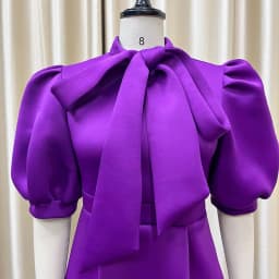 2025 Latest Design Summer Church Dress Banquet Dresses Women Lady Elegant Solid Color Bow Short Sleeve Party Dress Evening Dress