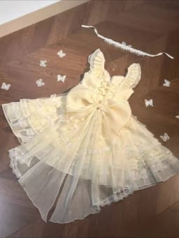 Sweet Princess Lolita Elegant Woman Party Dress Y2k Chic Bow Fairy Vintage Dress Slim Flower Lace Retro Outfits Japanese Summer