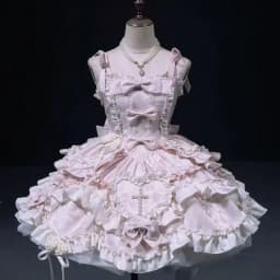 Sweet Princess Lolita Elegant Woman Party Dress Y2k Chic Bow Fairy Vintage Dress Slim Flower Lace Retro Outfits Japanese Summer