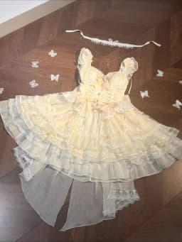 Sweet Princess Lolita Elegant Woman Party Dress Y2k Chic Bow Fairy Vintage Dress Slim Flower Lace Retro Outfits Japanese Summer