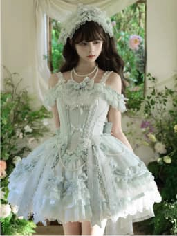 Pink Sweet Lolita Princess Dresses JSK Girl's Woman's Slim-Fit Elegant Lace Bow Tail Birthday Dress Y2k Ballet Style Mini Dress