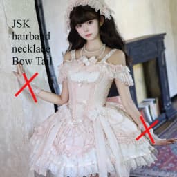 Pink Sweet Lolita Princess Dresses JSK Girl's Woman's Slim-Fit Elegant Lace Bow Tail Birthday Dress Y2k Ballet Style Mini Dress