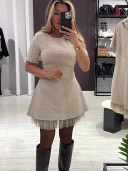 Summer Black Casual Dress Women's New Round Neck Short Sleeve Hot Diamond Slim Fit Lace Dress Holiday Party Mini Dresses Robe