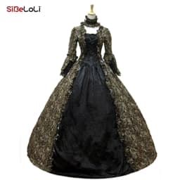 Victorian Masquerade Dresses for Women, Renaissance Dress, 18th Century, Baroque Rococo Marie Antoinette, Historical Clothing