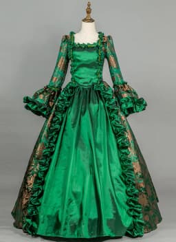Victorian Masquerade Dresses for Women, Renaissance Dress, 18th Century, Baroque Rococo Marie Antoinette, Historical Clothing
