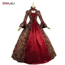 Victorian Masquerade Dresses for Women, Renaissance Dress, 18th Century, Baroque Rococo Marie Antoinette, Historical Clothing