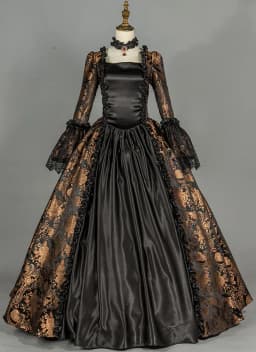 Victorian Masquerade Dresses for Women, Renaissance Dress, 18th Century, Baroque Rococo Marie Antoinette, Historical Clothing