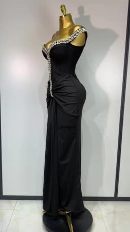 Women Sexy Off Shoulder Shinning Diamond Bodycon Long Bandage Dresses Elegant Evening Party Birthday Cocktail Wedding Gowns