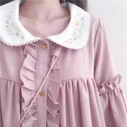 KOSAHIKI 2026 Summer Cute Dress Women Harajuku Pink Ladies Ruffle Lace Patch Kawaii Dresses Lolita Cosplay Sweet Loose Vestidos