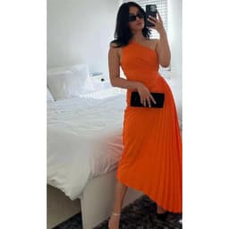 HH Fashion Elegant Female One Shoulder Ruffled Slim Long Dress Women Summer Sexy Waist Hollow Out Backless Sleeveless Dress
