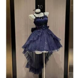 Vintage Princess Gothic Red Lolita JSK Dress Spaghetti Strap Ruffle Tulle Skirt with Chain Bow Decor High‑Low Hem for Women