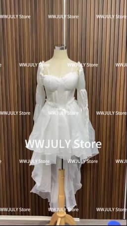 Pure Color Fairy Midi Dress Women White Elegant Evening Party Dress Beach 2026 New Casual Long Sleeve Fashion Dress Korean