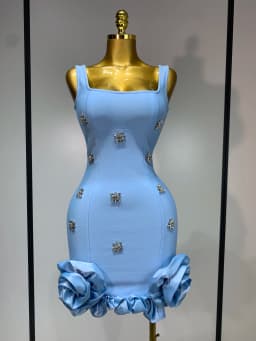 Women Sexy Square Collar Sparkly Rhinestone Bodycon Mini Bandage Dress Celebrate Evening Party Elegant Luxury Birthday Dress