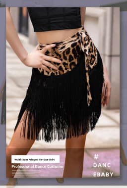 Adult Women's Latin Dance Practice Costume Skirt ter Ne Svel High Waist A-Line Long Dr Irregular Square Dance A...