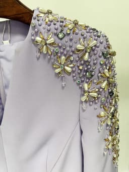 HIGH STREET Newest Fashion 2026 Designer Party Vestido Women's Diamonds Beaded Split Long Maxi Dress