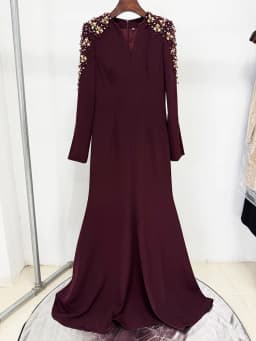 HIGH STREET Newest Fashion 2026 Designer Party Vestido Women's Diamonds Beaded Split Long Maxi Dress
