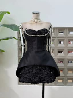 New Women Sexy Backless Floral Strapless Rhinestone Diamond Stylish Fashion Chic Dresses Party Christmas Ball Evening Gown Dress