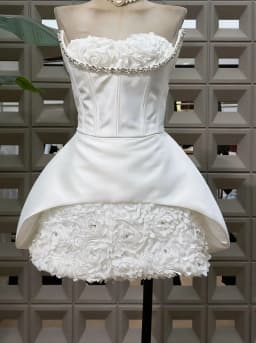 New Women Sexy Backless Floral Strapless Rhinestone Diamond Stylish Fashion Chic Dresses Party Christmas Ball Evening Gown Dress