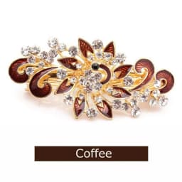 Accessories Women Girl Headwear Fashion Crystal Hair Clip Shinning Rhinestones Jewelry Peacock Hairpin