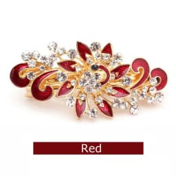Accessories Women Girl Headwear Fashion Crystal Hair Clip Shinning Rhinestones Jewelry Peacock Hairpin