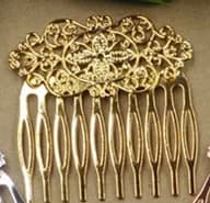 REGELIN 2018 Vintage Fashion Teeth Comb Hair Jewelry Charm Women Flower Hairpin Hairclips Barrettes Hair Wear Accessories DIY