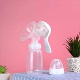150ml Soft Breastmilk Collector Handsfree Silicone Manual Baby Breast Milk Pump 3 Level Adjustable Pressure for Breastfeeding