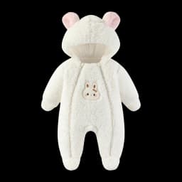 LILIGIRL Winter Newborn Baby Jumpsuit Thicken Baby Girls Romper Cotton Warm Infant Bodysuit Soft  Snow Wear Jacket 0-12 Months