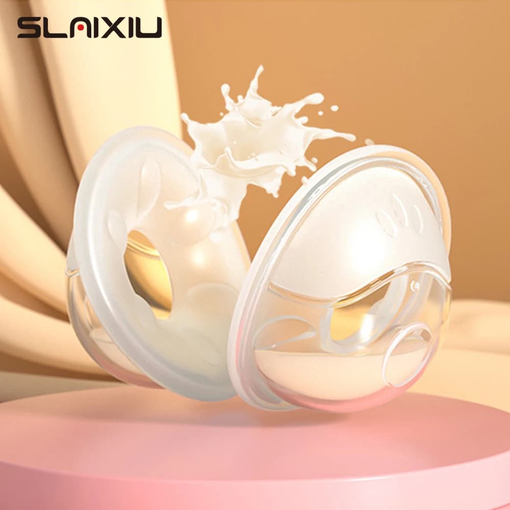 2Pcs Breast Milk Collector Silicone Baby Breast pump Saver Collector Anti-leakage Milk Reusable Protect Sore Nipples BPA FREE