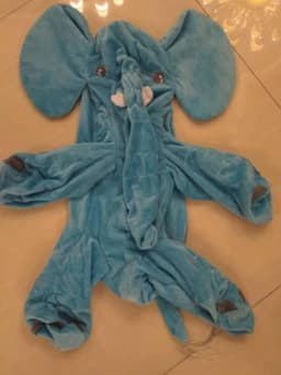 Skin Big Sale 60cm Colorful Giant Elephant Skin Plush Soft Toy Stuffed Baby Kids baby Pillows Toys For Children free shipping