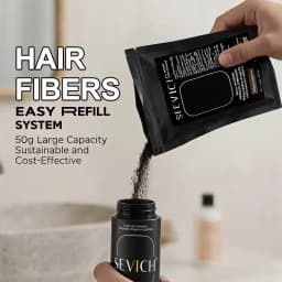 Sevich Hair Fibers Powder 25g Keratin Hair Building Fiber Thickening Powder – Instantly Thickens & Volumizes for All Hair Types