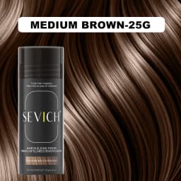 Sevich Hair Fibers Powder 25g Keratin Hair Building Fiber Thickening Powder – Instantly Thickens & Volumizes for All Hair Types